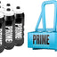 Botella agua deportiva 32oz grafiti negro set 12 + soporte