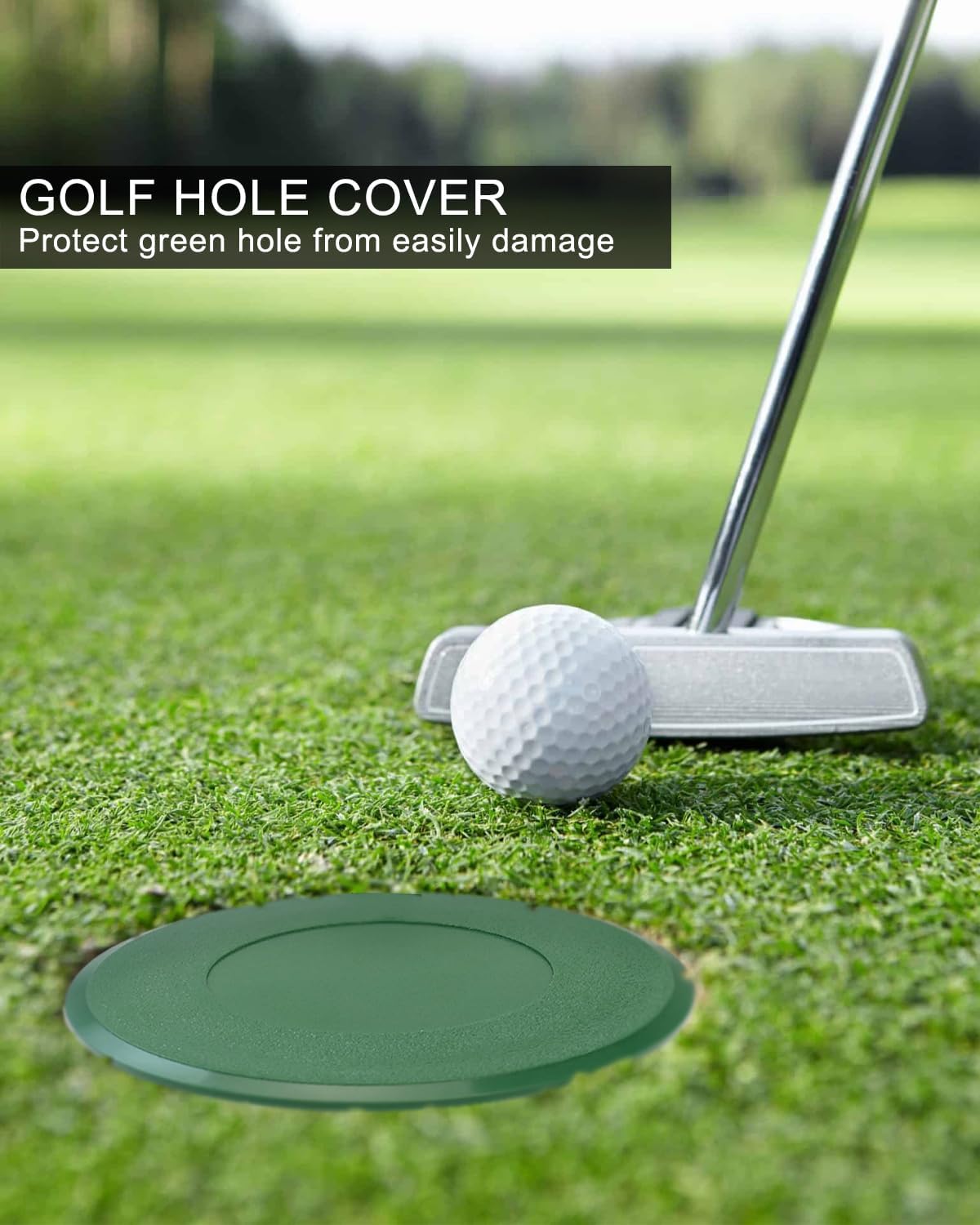 4 Fundas Tazas Golf Impermeables para Vasos Verdes