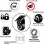 Set 20 Ruedas PU Doble Rodamiento 2pulg Silenciosas