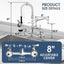 Grifo cocina pared rociador ajustable fregadero