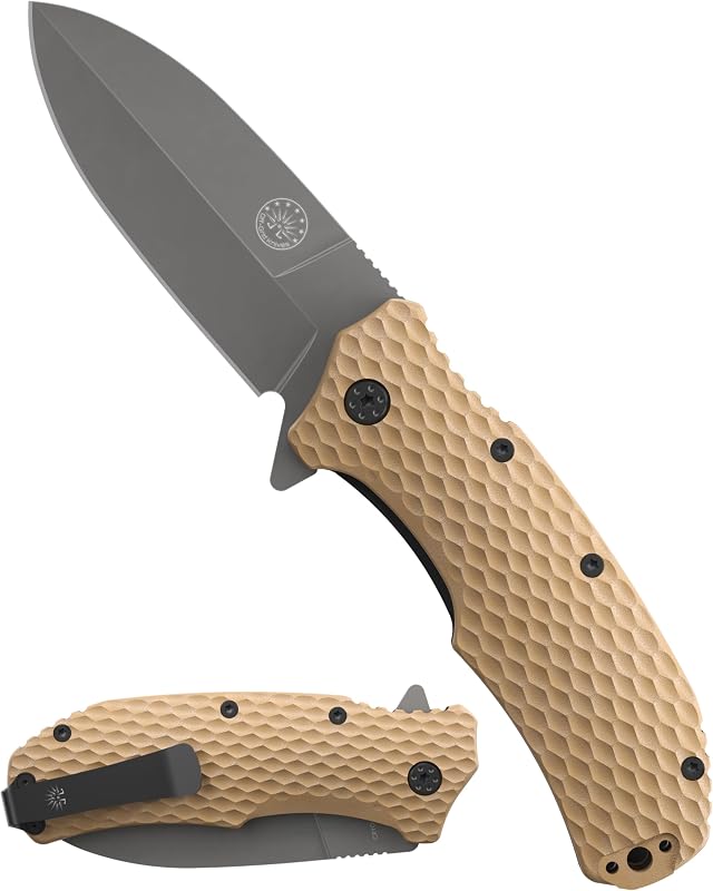 Aguijón fuego rápido acero D2 G10 escalas EDC táctico