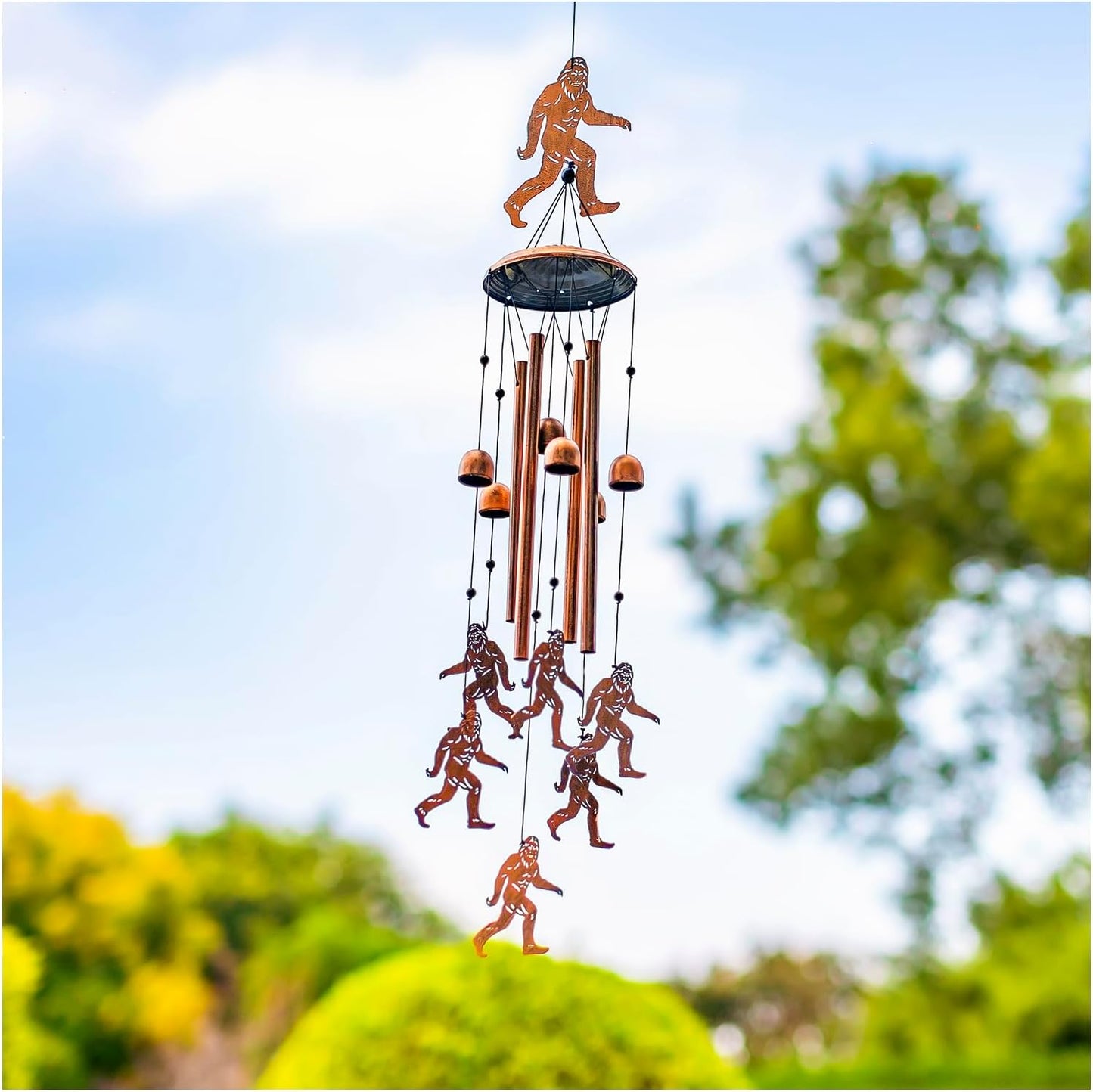 Campanillas de viento Bigfoot para exterior e interior