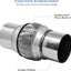 Tubo escape flexible acero inox 2.5x4"