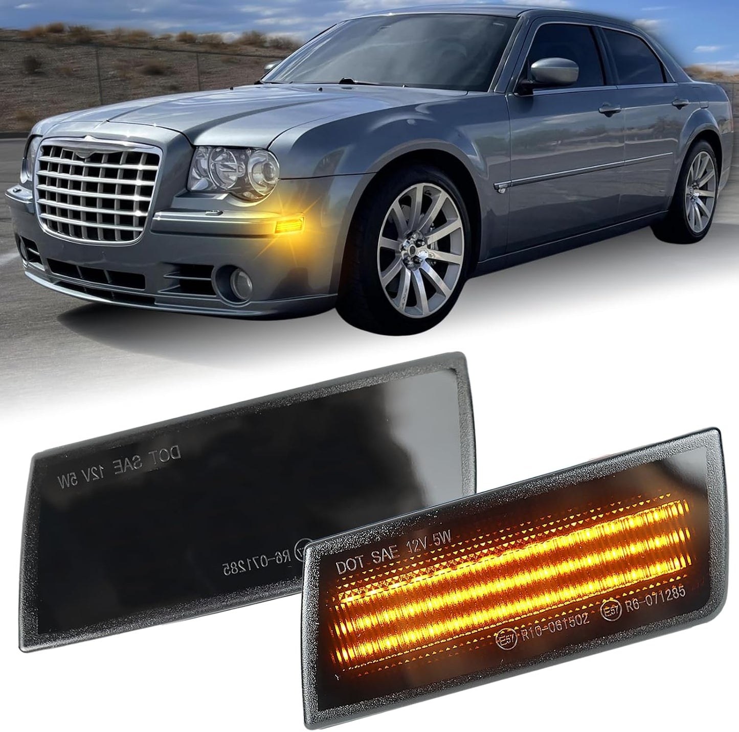 2 Pzas Kit Luces LED Parachoques Chrysler 300 04-14