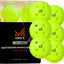 Bolas pickleball exterior 3 y 6 pzas amarillo y verde