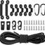 Set cuerdas elásticas kayak 9.8ft con 2 ganchos y 7 ojales