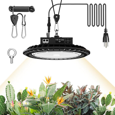 Luz colgante cultivo interior LED 200W IP65 regulable