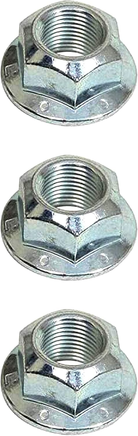 3 Tuercas Brida Hex 712-0417a para MTD Cub Cadet