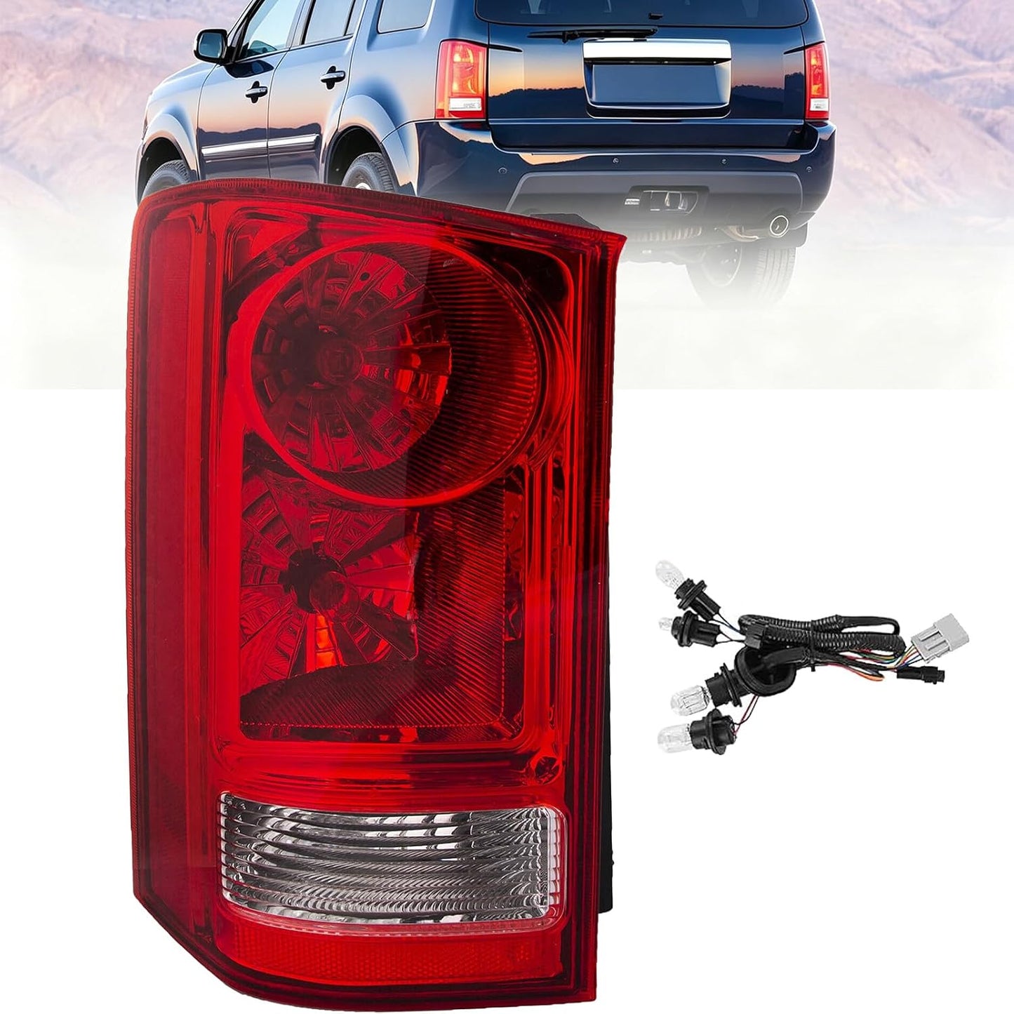 Luces traseras comp Honda Pilot 09-15 con señal freno