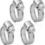 Set 10 abrazaderas manguera acero inox ajustables 32-57mm