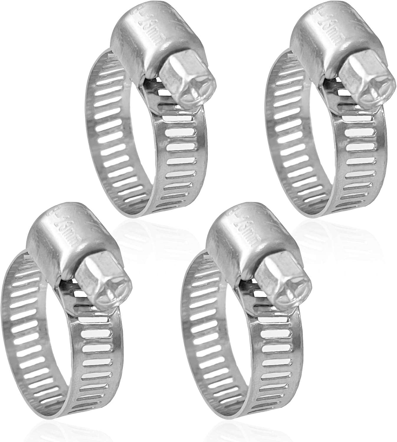 Set 10 abrazaderas manguera acero inox ajustables 32-57mm