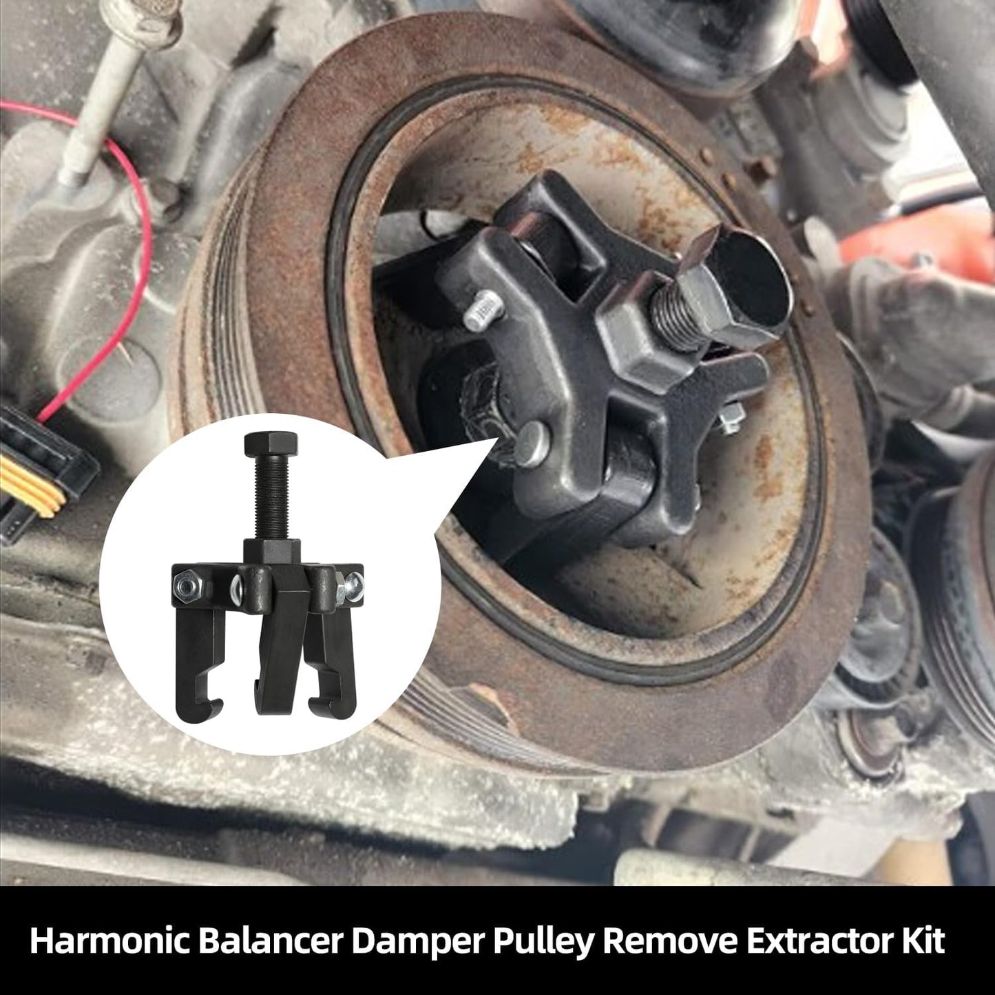 Kit extractor polea amortiguador comp Ford GM Chrysler