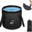 Cubo plegable 5gal portátil para pesca campamento