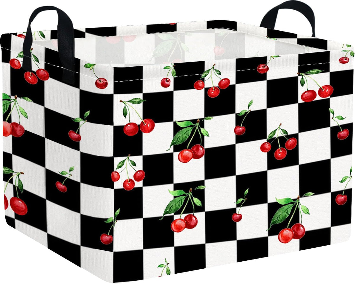 Cestas rectangulares cerezas contenedores plegables impermeables