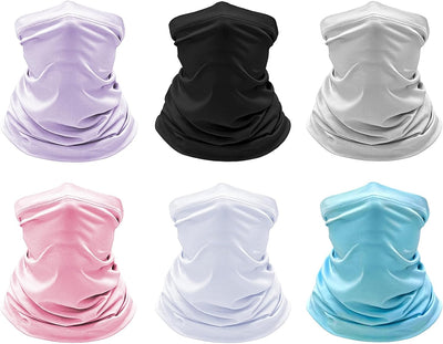 6 Pzas Polainas Refrescantes Cuello Transpirable Hombres Mujeres