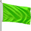 Bandera verde neón 2x3pies resistente UV poliéster con ojales