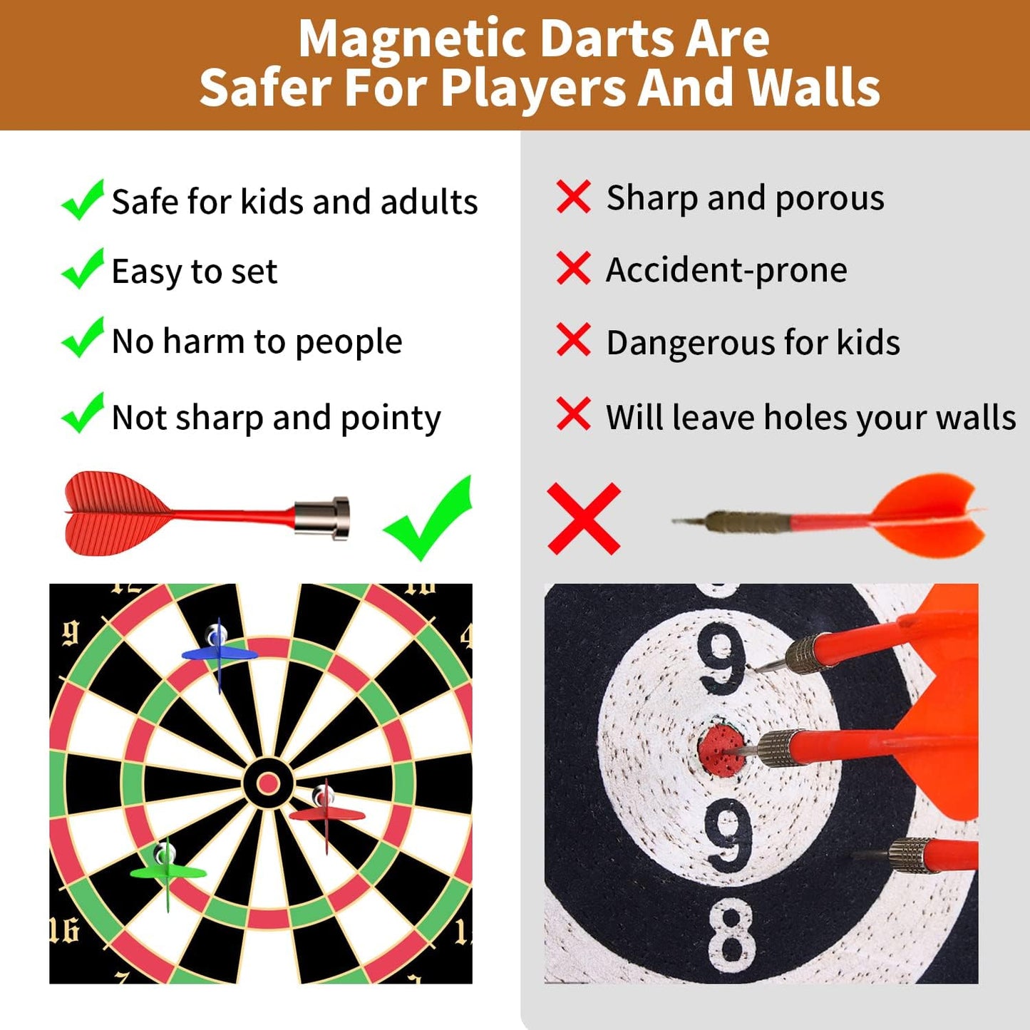 Set Dardos Magnéticos para Niños 8-13 Años