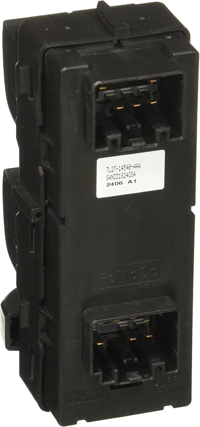 Interruptor elevalunas eléctrico negro