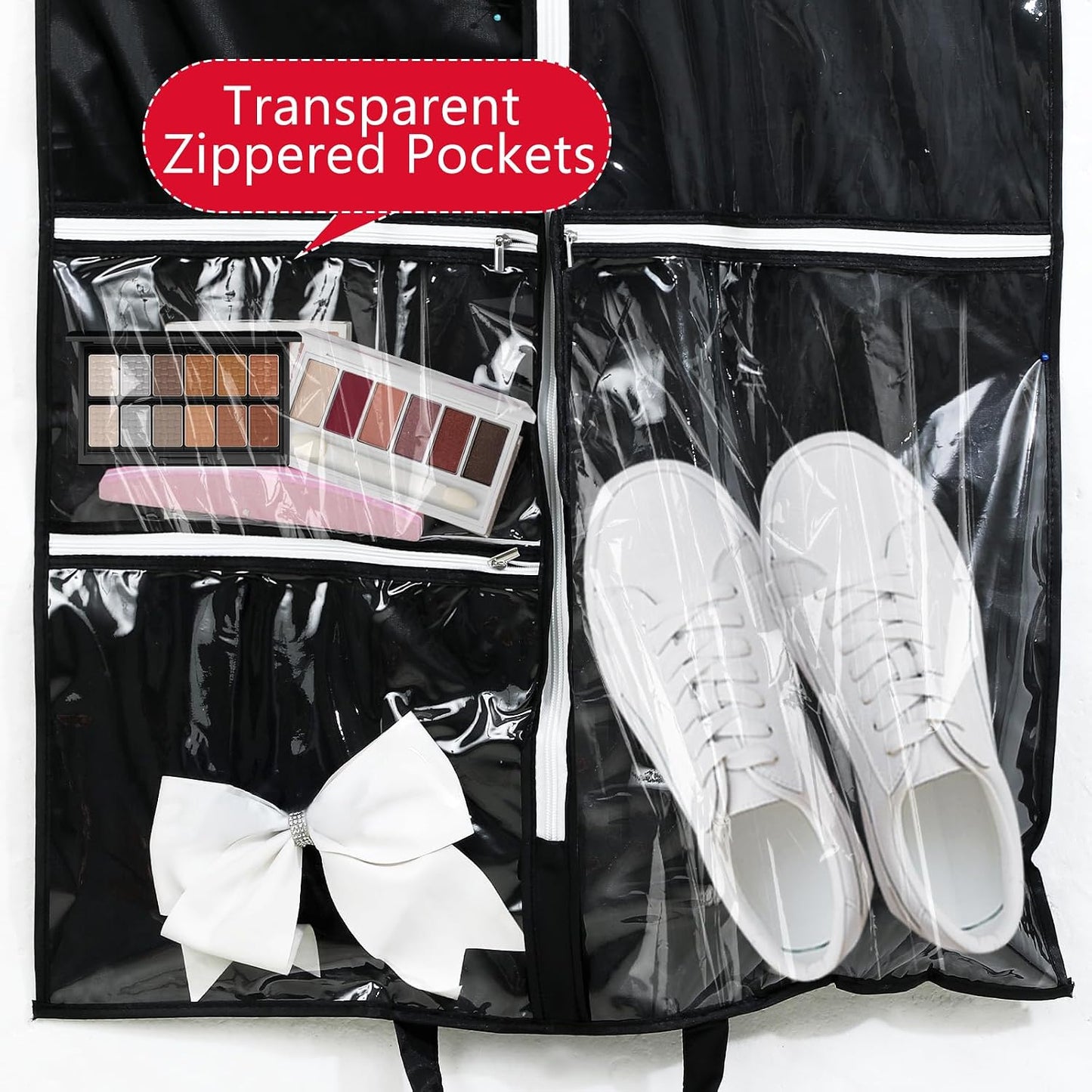 Bolsa ropa animadora 40" 5 bolsillos cremallera lateral