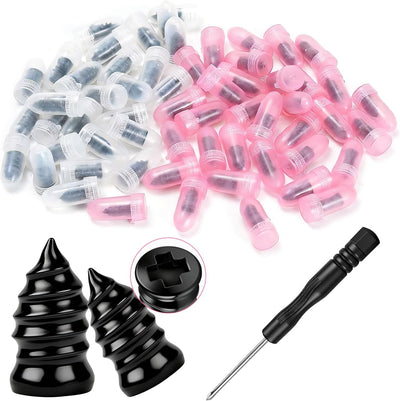 Kit 40 uñas goma neumáticos clavos atornillados destornillador