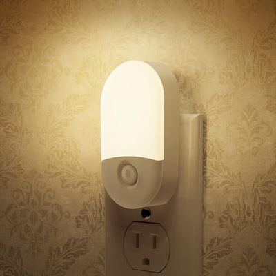 2 Luces Nocturnas LED Regulable 30/60lm con Sensor