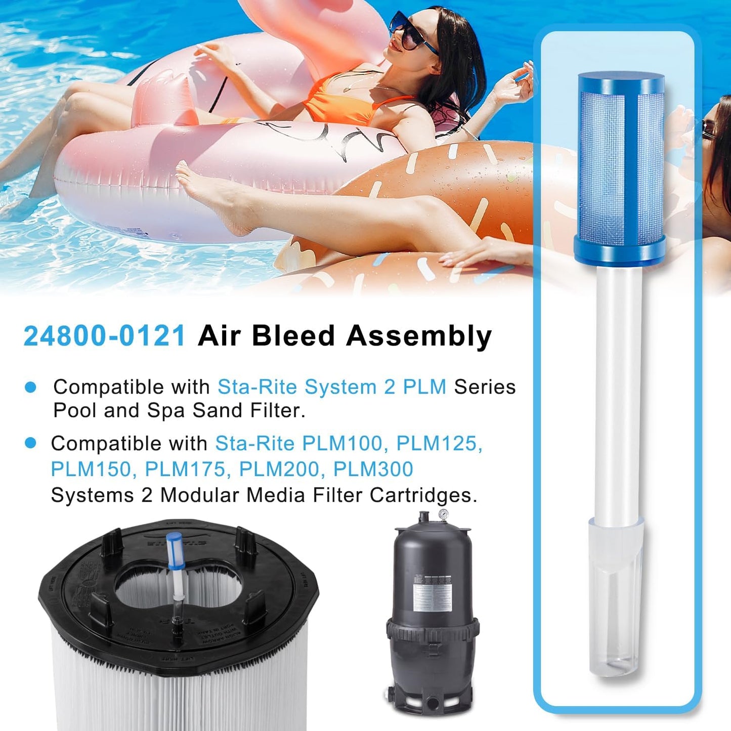 Repuesto kit purga aire Sta-Rite PLM100-300