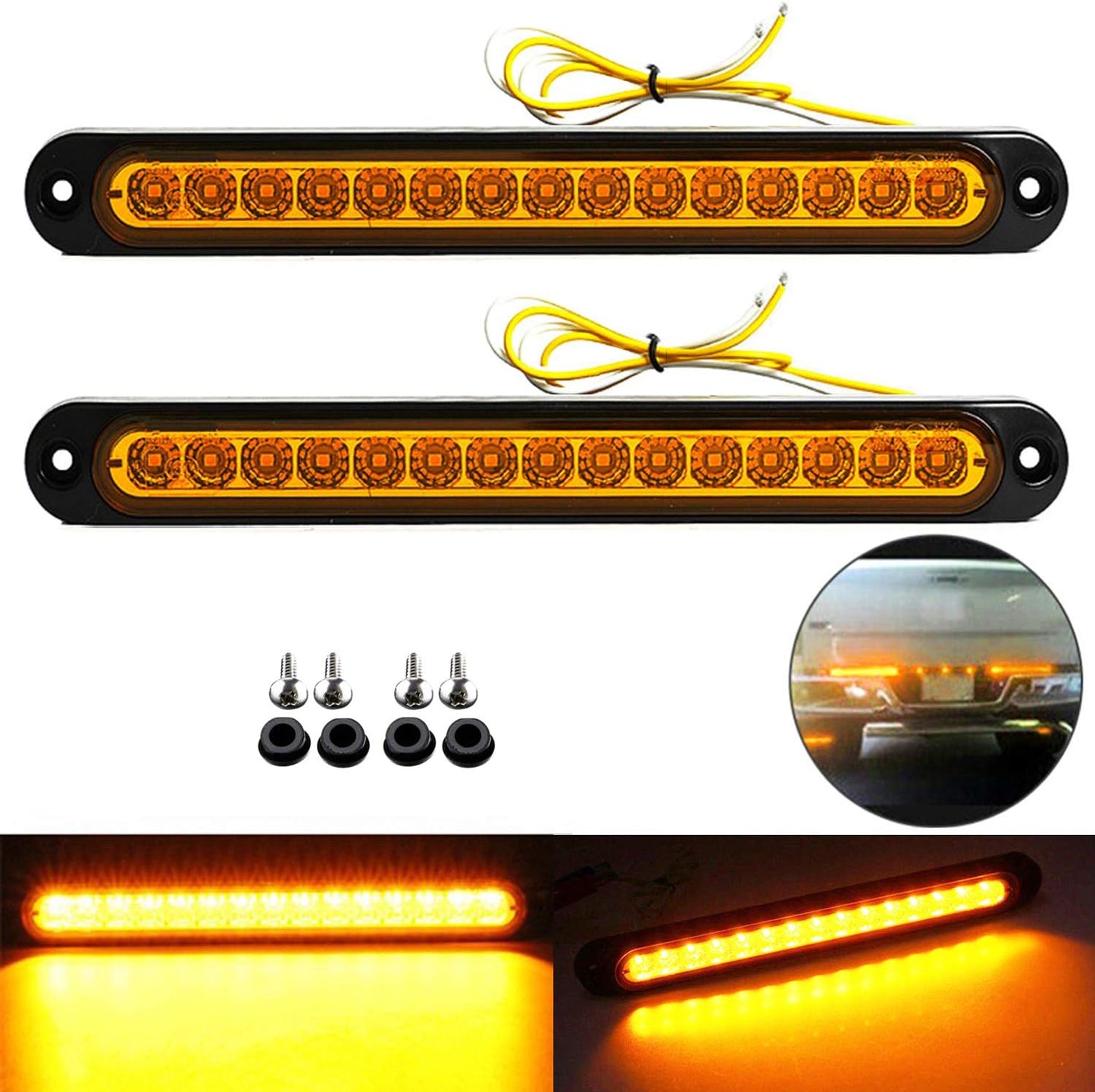 2 Luces LED Remolque 10" 9-30V IP67
