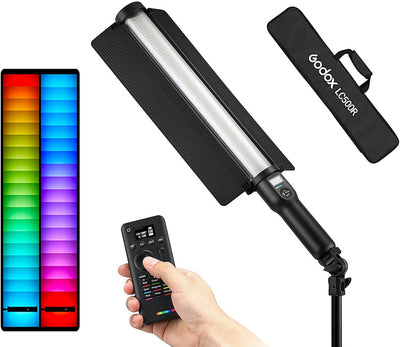 Luz RGB LED ajustable 2500K-8500K con control remoto