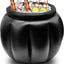 Caldero inflable negro 22x18" soporte bebidas fiestas
