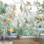 Papel tapiz infantil animales safari 151x105"