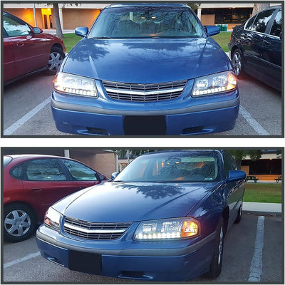 Faros LED SMD negro comp Chevy Impala 2000-2005