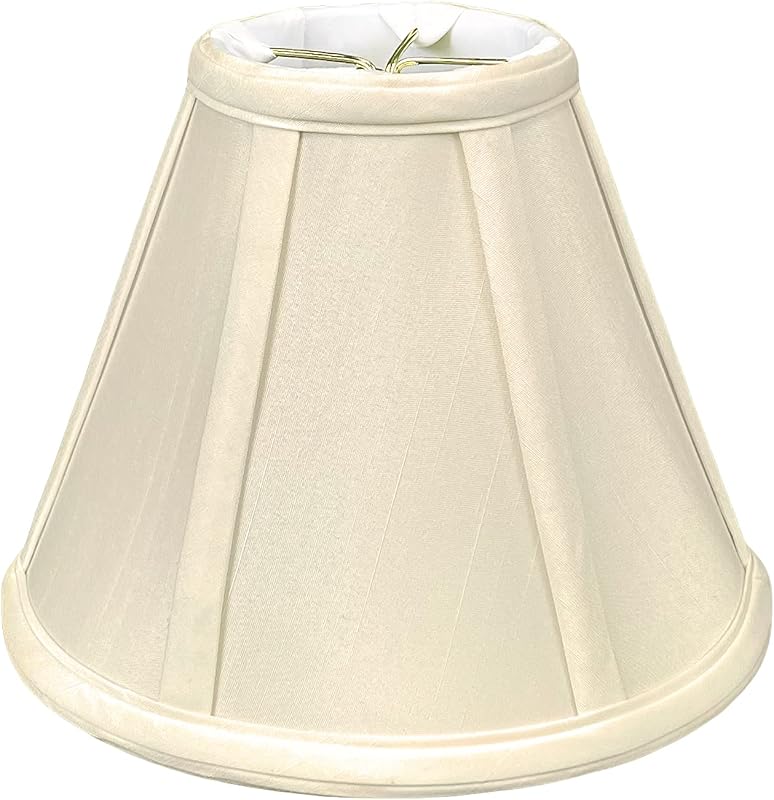 Pantalla lámpara redonda con clip 3.5x8x6.5 beige