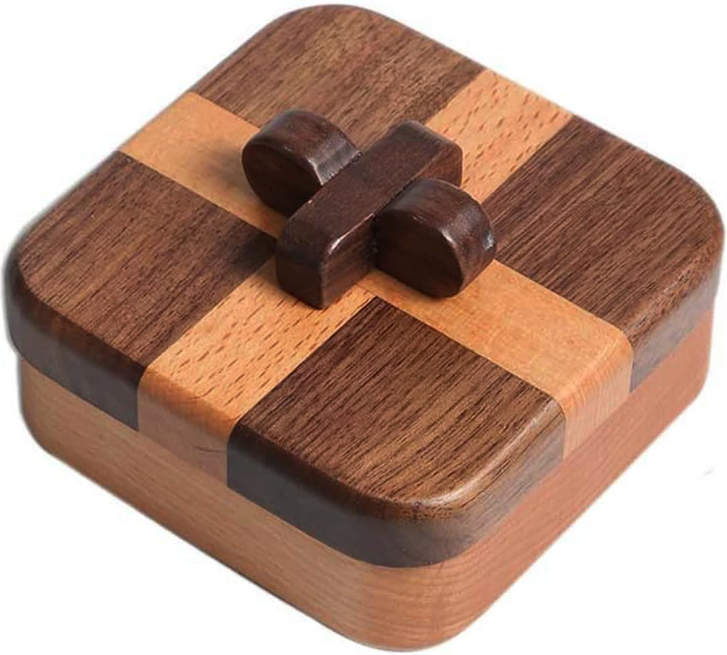 Caja madera organiz. joyas anillos collares