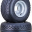 Rueda neumático carrito golf 18x8.5-8 5 pernos borde