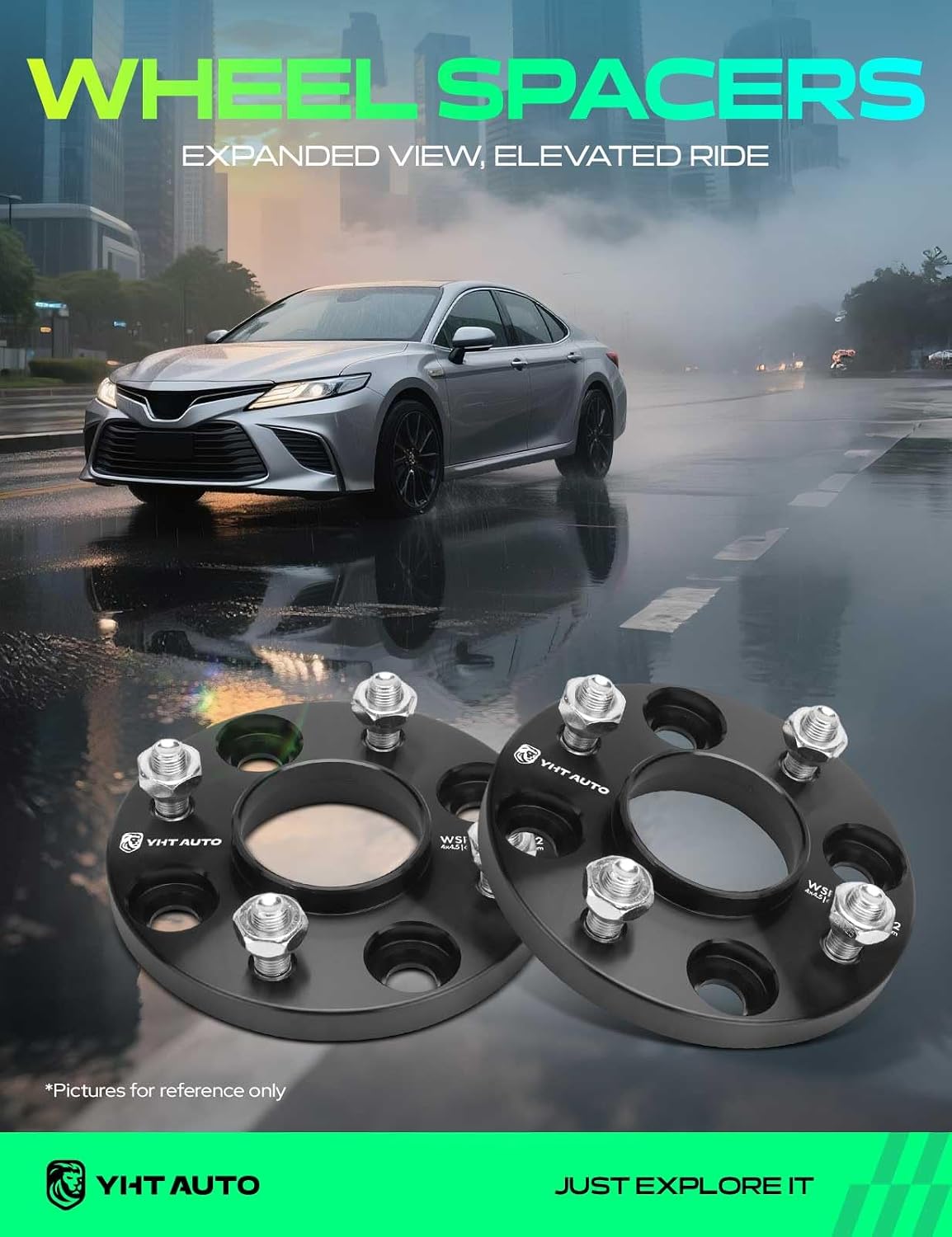 Espaciadores rueda 4x4.5 15mm comp Infiniti Nissan Altima