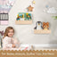 Estantes flotantes madera para pared pack 4