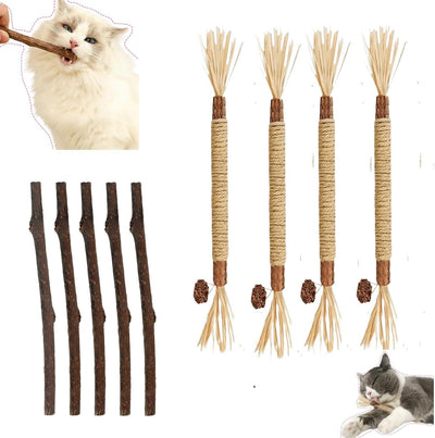 Juguete masticable para gatos con palos Silvervine