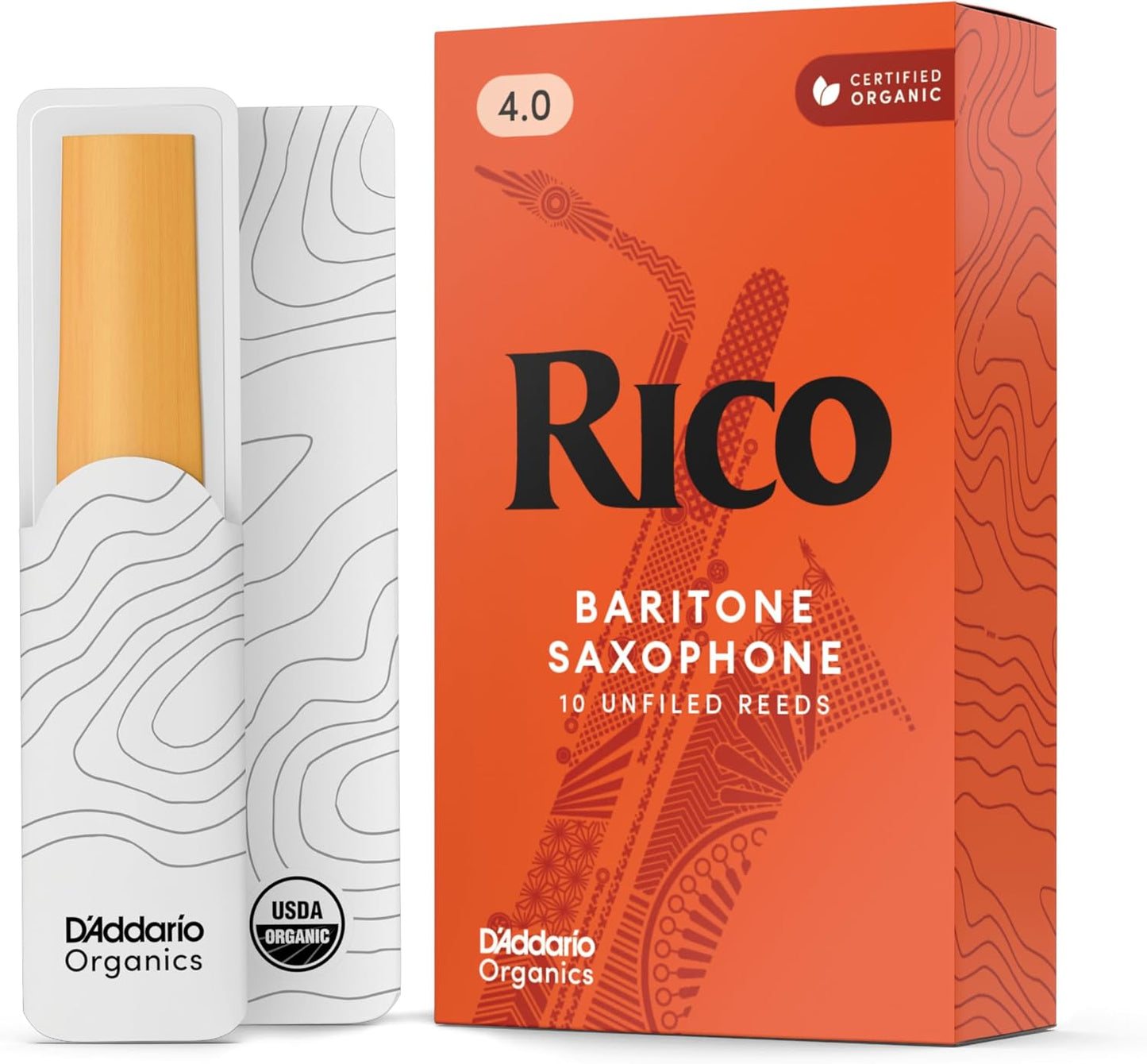 Cañas saxofón barítono para principiantes resistencia 4.0 pack