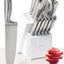 Set 14 Pzas Cuchillos Acero Inox Bloque con Afilador