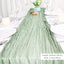 6 Caminos Mesa Estopilla Verde Salvia 35x120pulg Gasas Bohemio