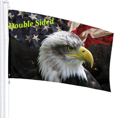 Bandera americana 3x5pulg doble cara Día de los Caídos