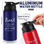10 Botellas Agua Aluminio Cristianas 20oz A prueba Fugas