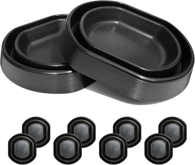 Trampa chinches monitor patas cama 8 pzas negro