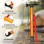 Martillo aluminio acampar 13oz con removedor estacas