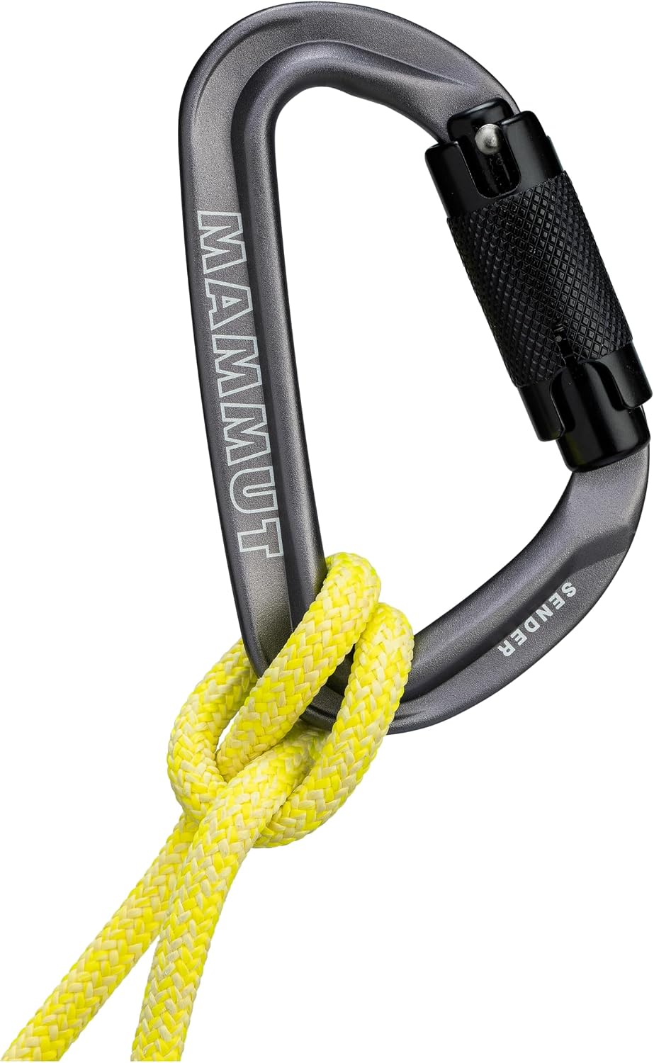 Mosquetón Twistlock Sender Mammut Gris