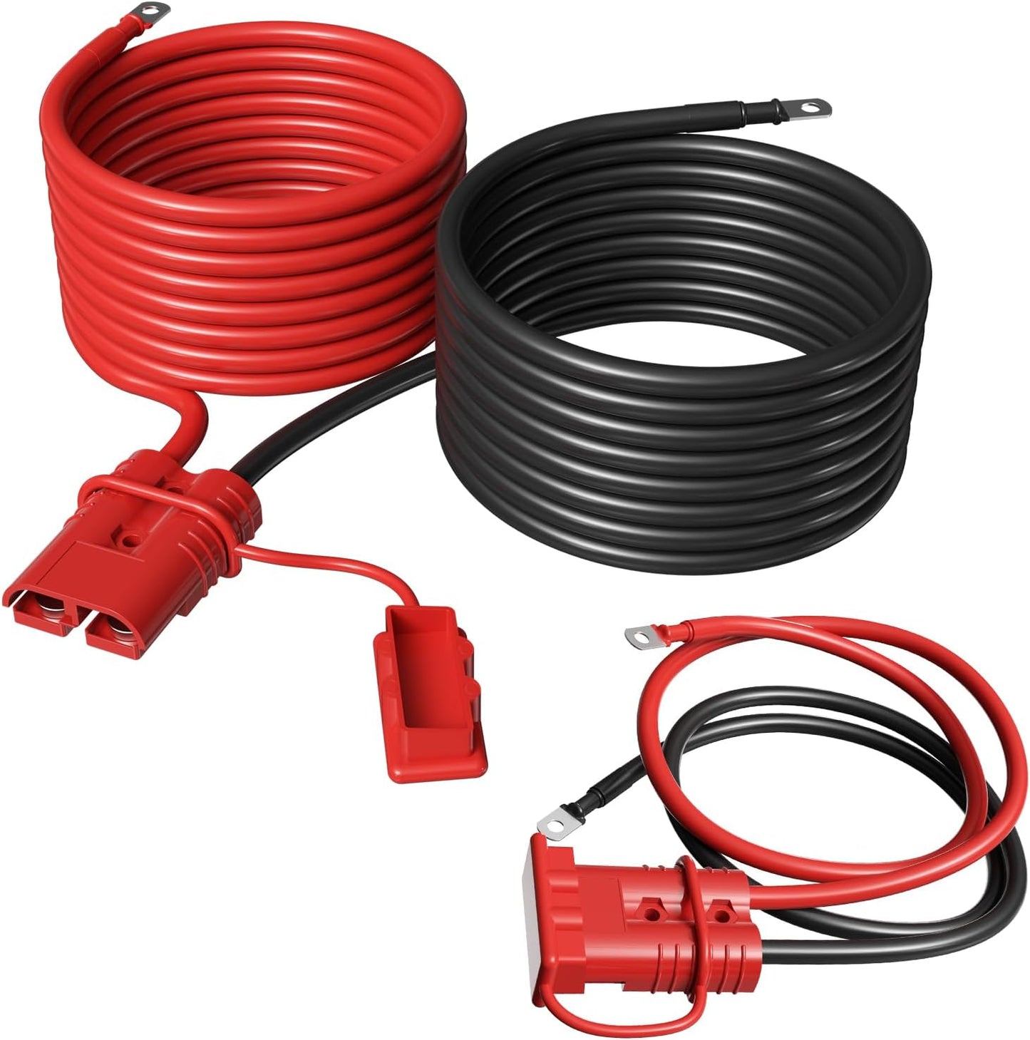 Cable cabrestante 24ft cobre 4AWG kit conexión rápida