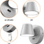 Set 2 apliques led pared con USB 110V giratorios 350°