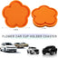 2 Pzas Posavasos para Auto Tapete Flor Antideslizante PVC