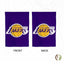 Bandera Lakers NBA 19x12pulg para jardín y eventos