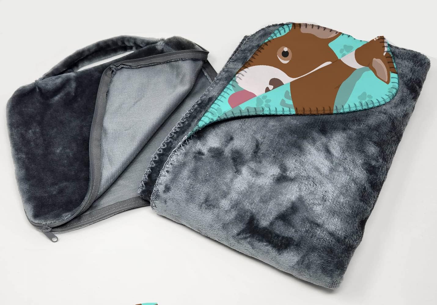 Manta viaje suave con bolsa para avión camping